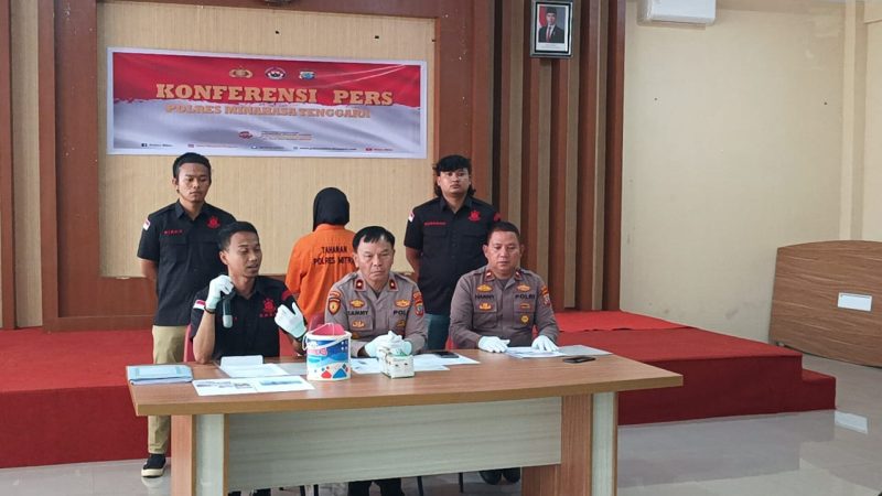 Konferensi Pers Polres Mitra. (Foto istimewa)