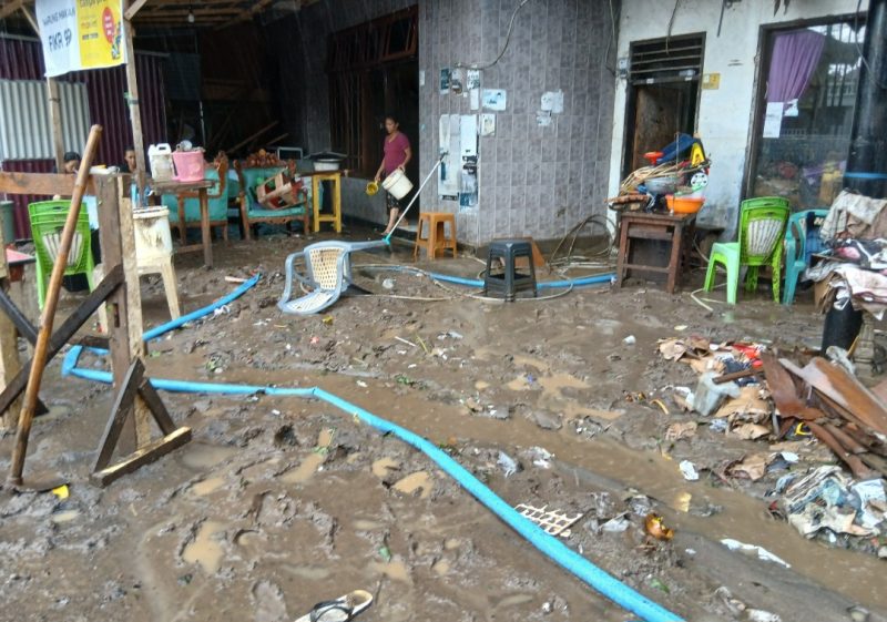 Kondisi Rumah Warga Pasca Banjir di Manado